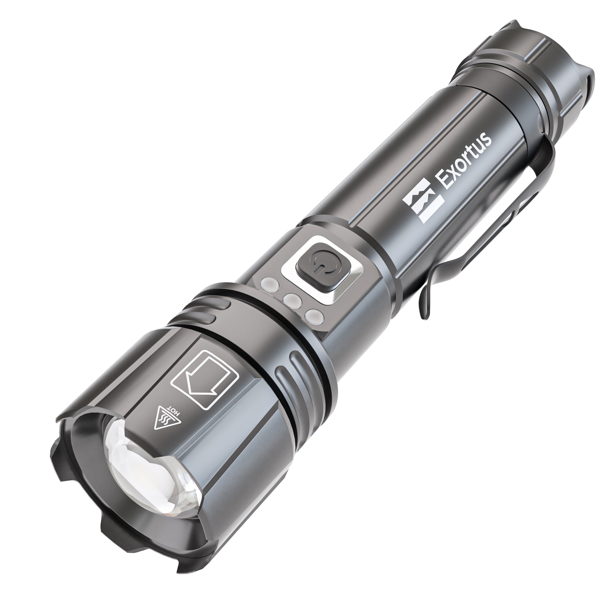 Exortus® - Oplaadbare LED Zaklamp - 1500 Lumen