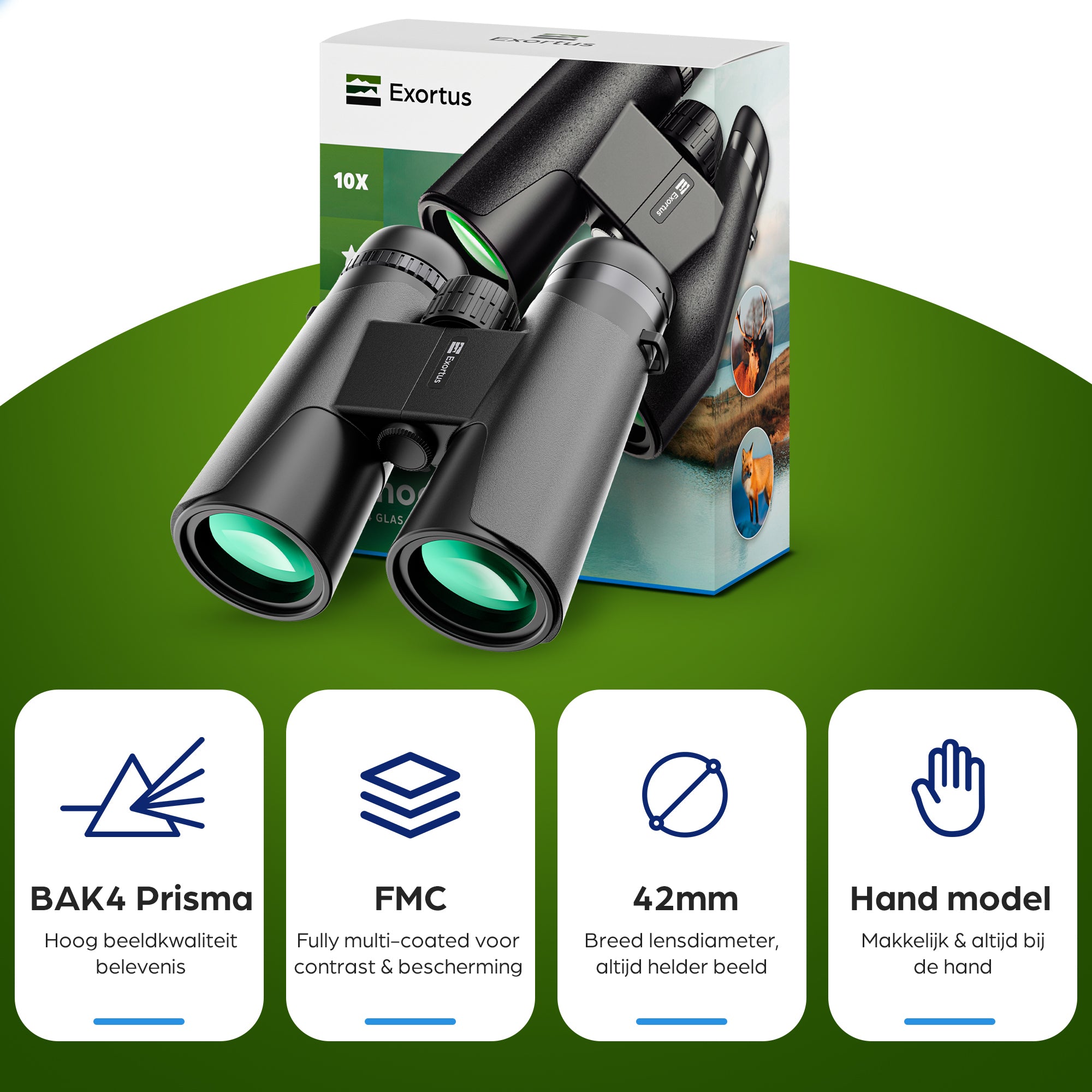 Exortus® - Professionele FMC Compacte Verrekijker
