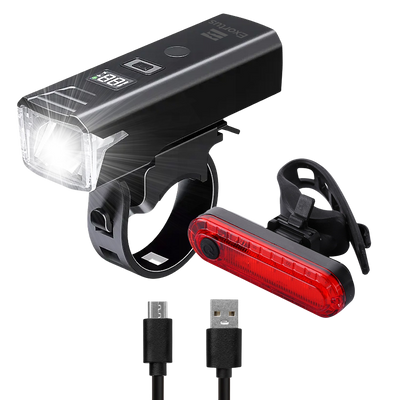 Exortus® - Oplaadbare LED Fietsverlichting set - Exortus-Outdoor