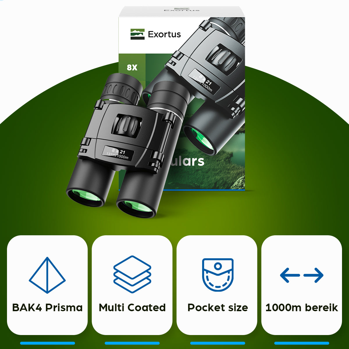 Exortus® - FMC Compacte Verrekijker - Exortus-Outdoor